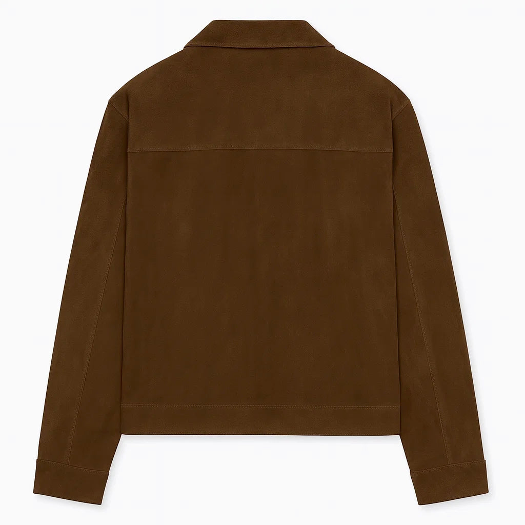 Die-My-Love-Premiere-Robert-Pattinson-Brown-Suede-Jacket