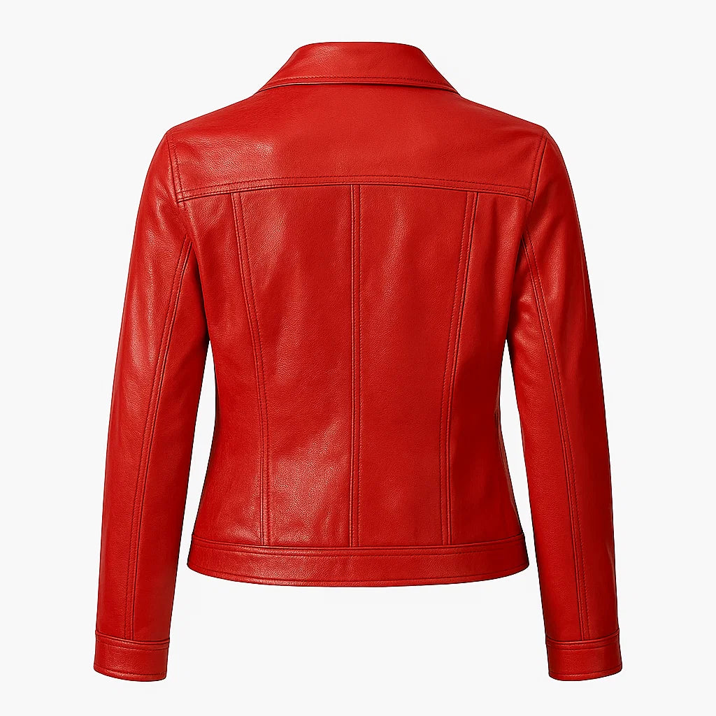 Meredith-Falconer-Murder-In-A-Small-Town-S02-Katherine-Evans-Red-Leather-Jacket