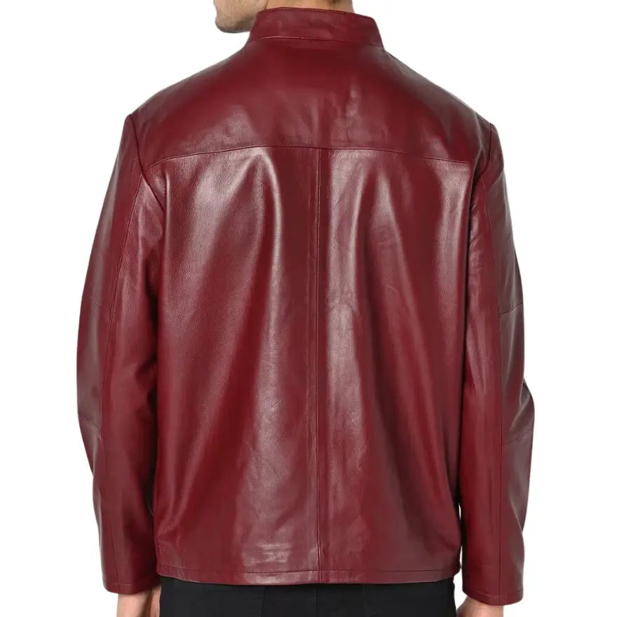 A-Grand-Ole-Opry-Christmas-Maroon-Leather-Jacket