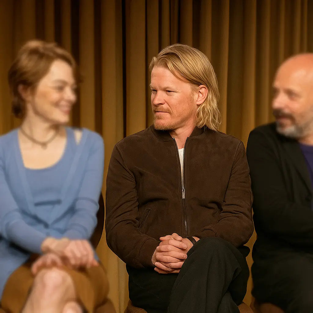 Bugonia-Interview-Jesse-Plemons-Suede-Jacket