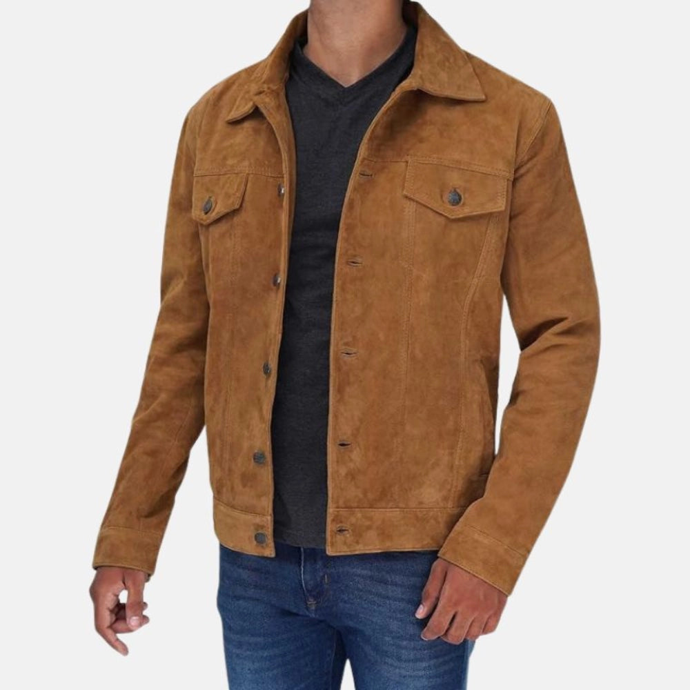 CamelBrownSuedeJacket