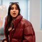 Cherry-Issues-S02-Taj-Atwal-Maroon-Puffer-Jacket