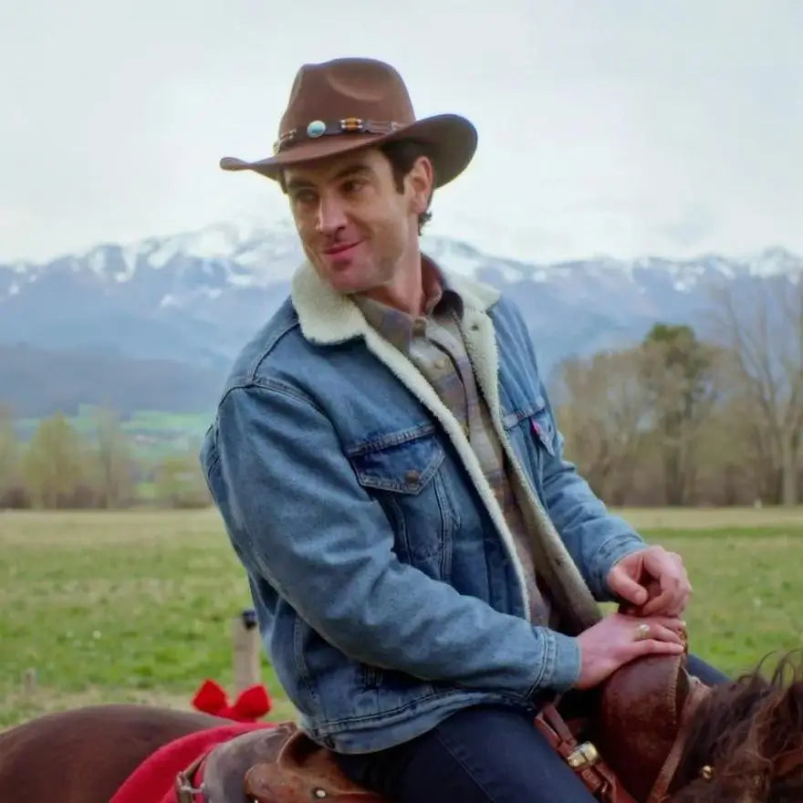 Finding-Mr.-Christmas-S02-TV-Show-Robbie-Simpson-Blue-Denim-Jacket