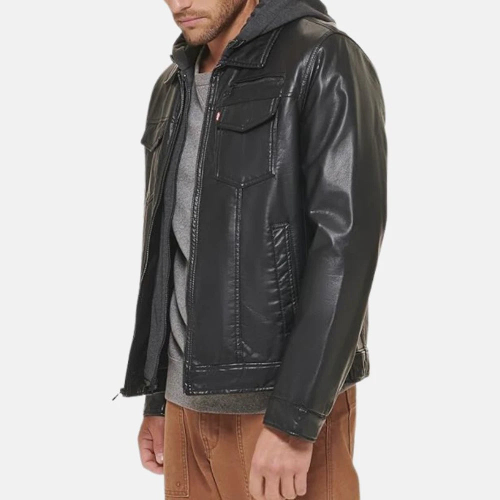 Men_Black_Hooded_Leather_Jacket