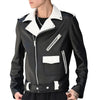 Men's Black Biker Leather Jacket
