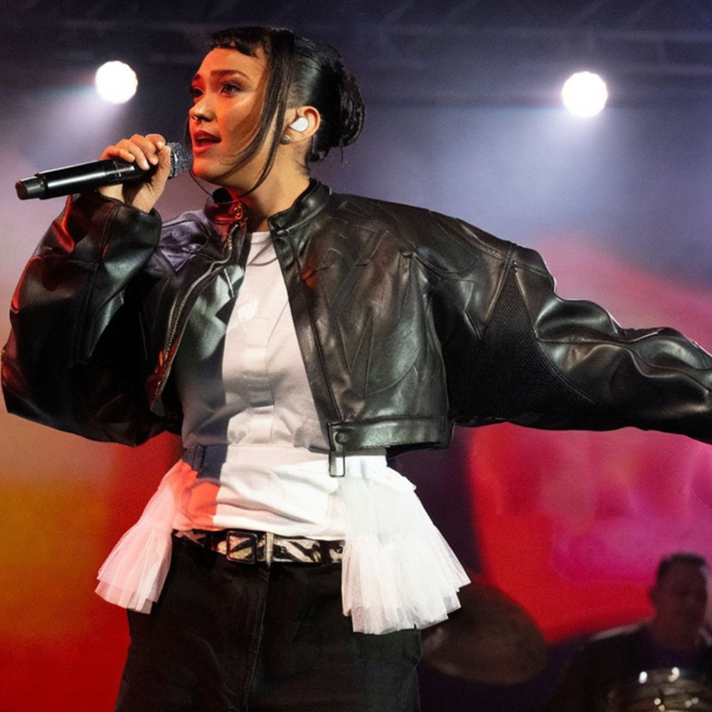 O2-Academy-Birmingham-Concert-Joy-Crookes-Black-Leather