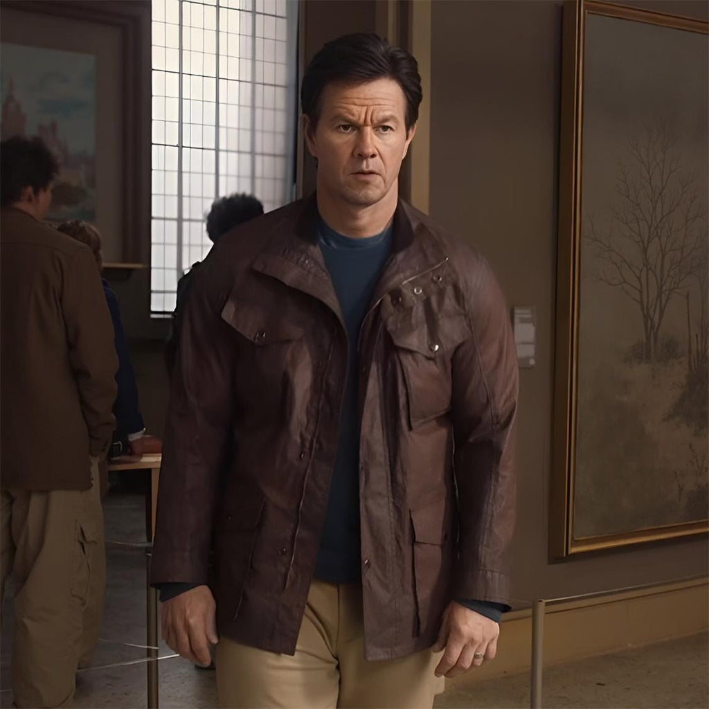 The-Family-Plan-2-Mark-Wahlberg-Brown-Jacket