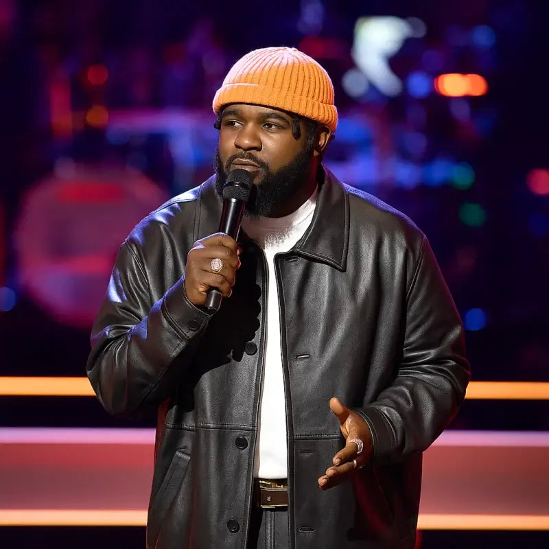 The-Voice-S28-Aarik-Duncan-Black-Leather-Jacket