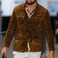 Travis-Kelce-Military-Suede-Brown-Jacket