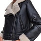 Women's Leather Aviator Jacket