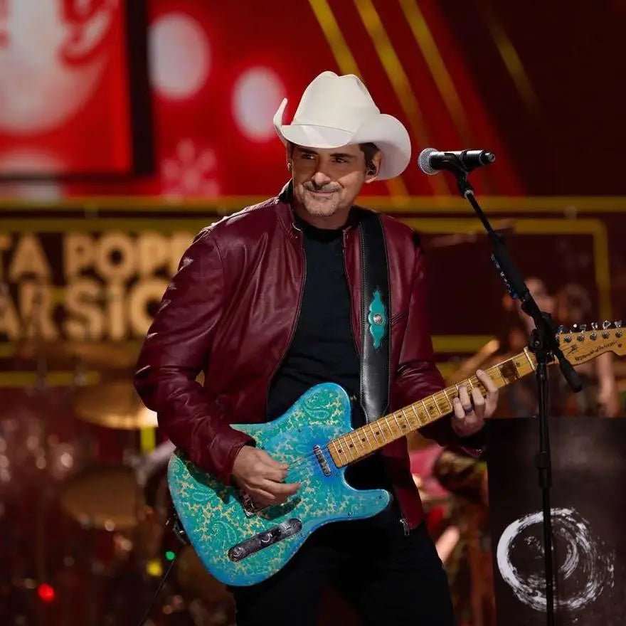 A-Grand-Ole-Opry-Christmas-Brad-Paisley-Maroon-Jacket